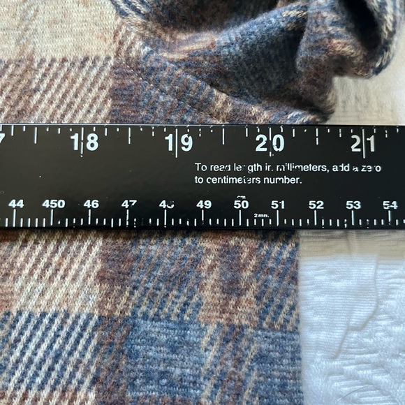 Faherty Bozeman Plaid Legend Women’s Sweater Shirt Medium - Picture 9 of 13